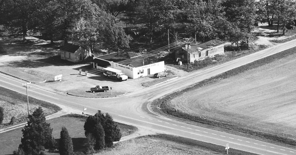 Vintage Aerial photo from 1984 in Nottoway County, VA