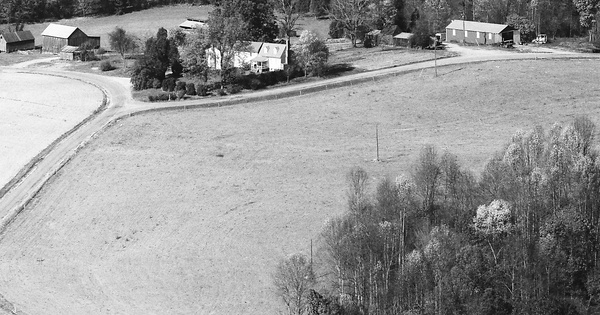 Vintage Aerial photo from 1983 in Goochland County, VA