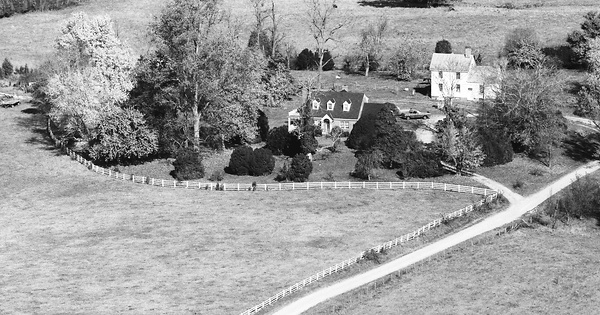 Vintage Aerial photo from 1983 in Goochland County, VA