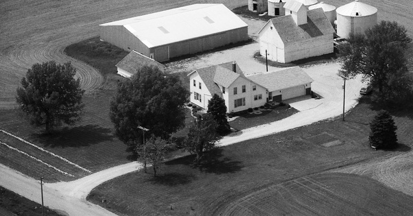 Vintage Aerial photo from 1989 in Stark County, IL