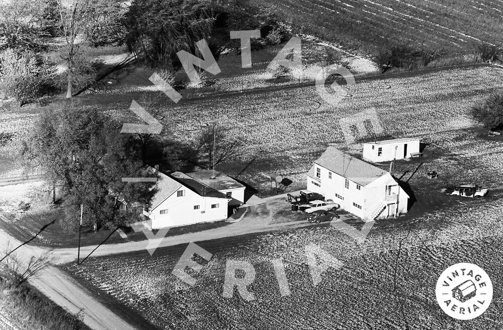 Vintage Aerial Indiana Delaware County 1971 61MDE18