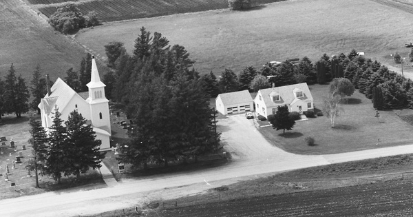 Vintage Aerial photo from 1980 in Winneshiek County, IA