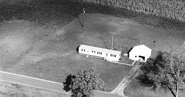 Vintage Aerial photo from 1967 in Jackson County, MI