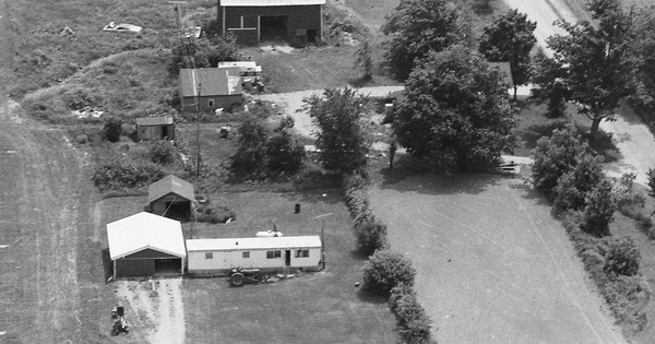 Vintage Aerial photo from 1983 in Ionia County, MI