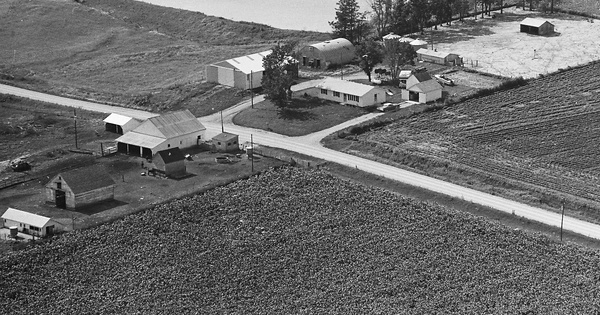 Vintage Aerial photo from 1981 in Madison County, IA