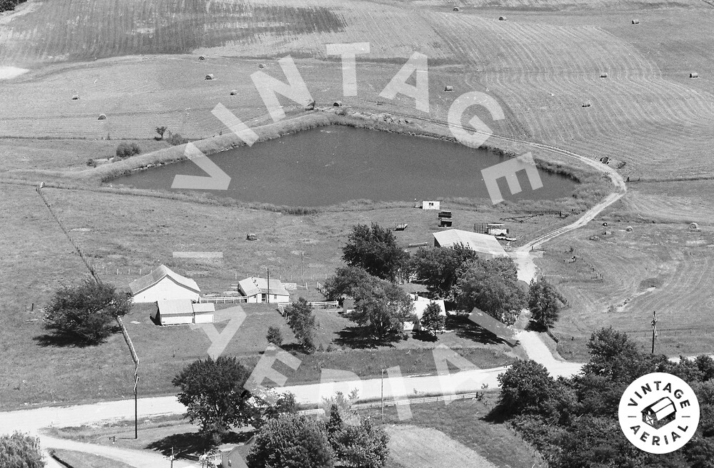 Vintage Aerial Iowa Lucas County 1979 24GLU1