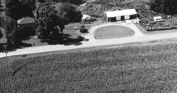 Vintage Aerial photo from 1992 in Branch County, MI