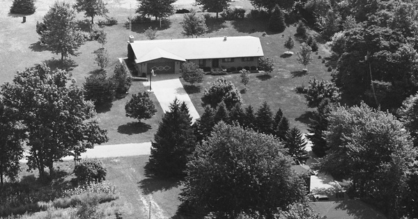 Vintage Aerial photo from 1982 in Berrien County, MI
