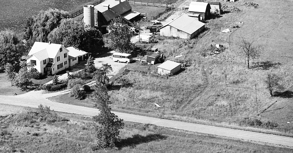 Vintage Aerial photo from 1982 in St. Clair County, MI