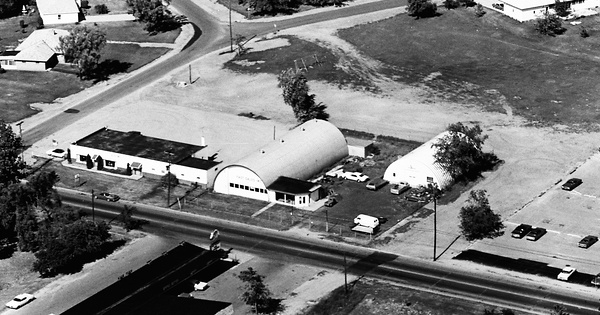 Vintage Aerial photo from 1972 in Allegan County, MI