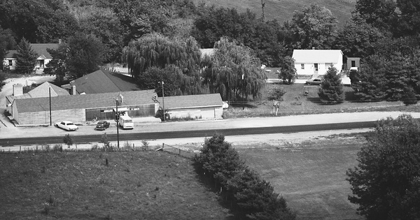 Vintage Aerial photo from 1975 in Hendricks County, IN