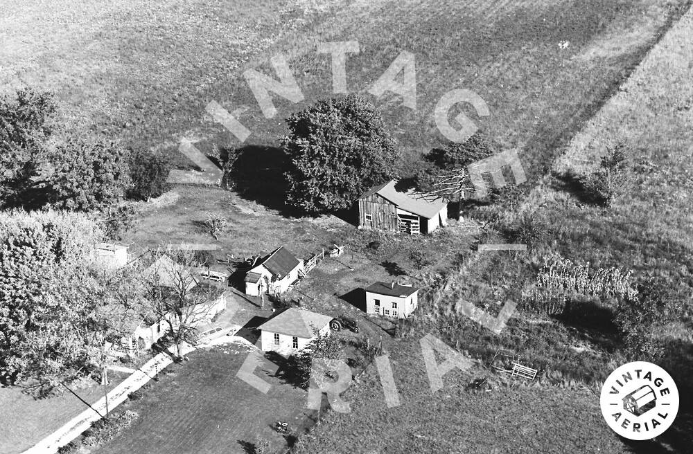 Vintage Aerial Indiana Hamilton County 1965 62CHA4