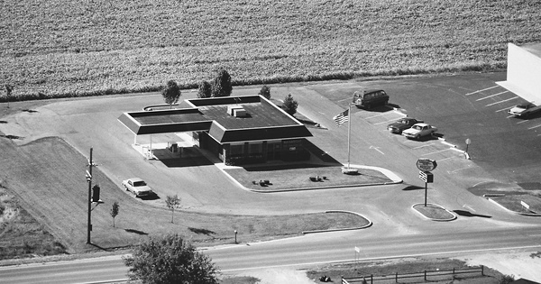 Vintage Aerial photo from 1978 in Hamilton County, IN