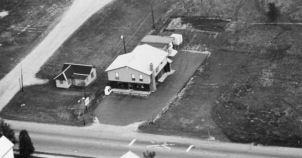 Vintage Aerial photo from 1985 in Noble County, IN