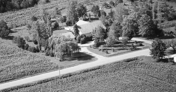 Vintage Aerial photo from 1987 in Huron County, MI