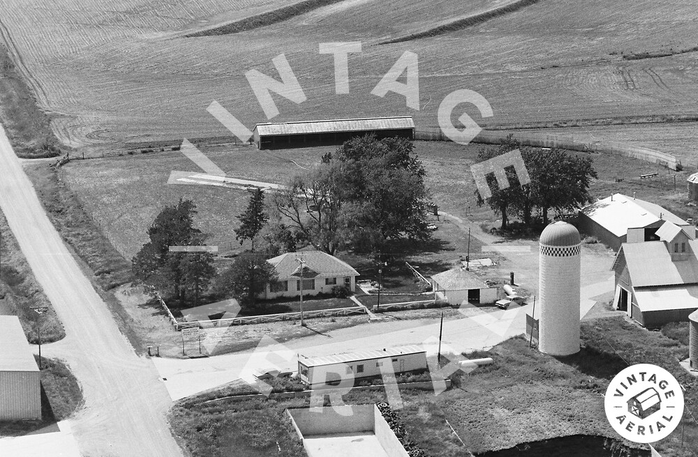 Vintage Aerial Iowa Pottawattamie County 1979 26GPO22
