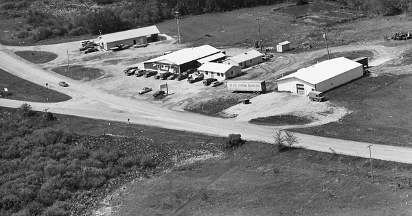 Vintage Aerial photo from 1981 in Osceola County, MI