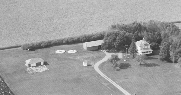 Vintage Aerial photo from 1996 in Emmet County, IA