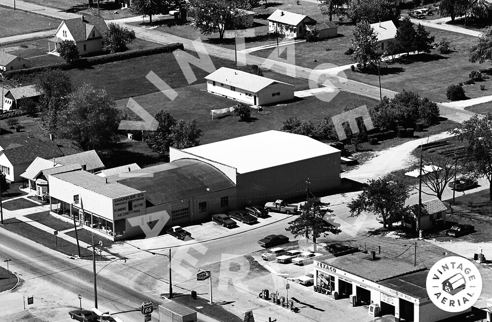 Vintage Aerial Iowa Fayette County 1971 9IFA19