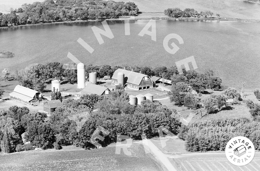 Vintage Aerial Minnesota Kandiyohi County 1971 38HKA33