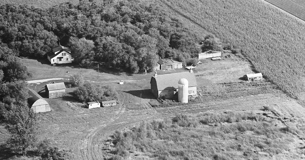 Vintage Aerial photo from 1981 in Grant County, MN