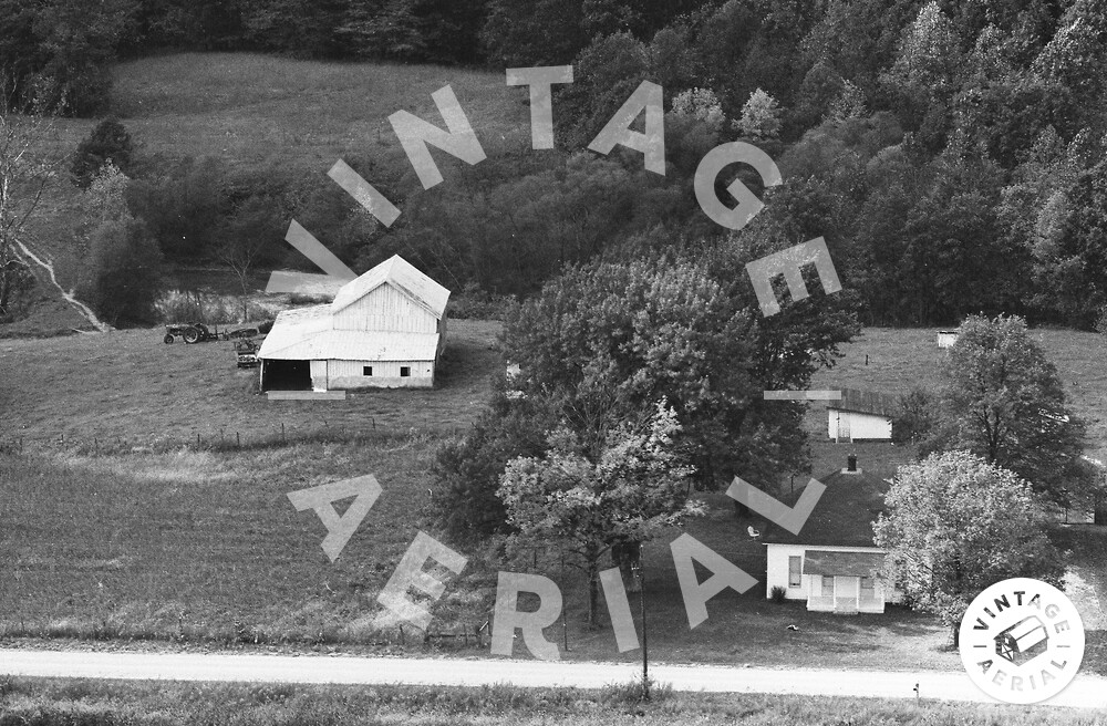 Vintage Aerial Indiana Jennings County 1973 4TJE26