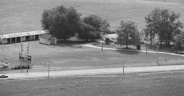 Vintage Aerial photo from 1988 in Kosciusko County, IN