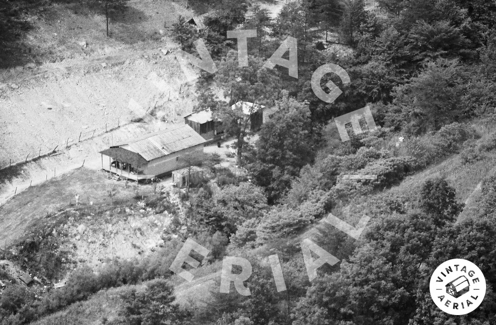 Vintage Aerial Kentucky Martin County 1984 27LMR12