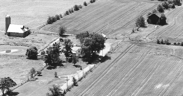 Vintage Aerial photo from 1984 in McCracken County, KY