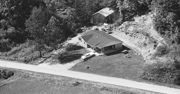 Vintage Aerial photo from 1981 in Lewis County, KY