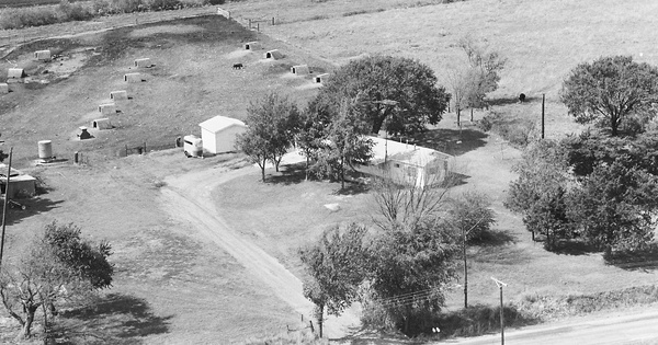 Vintage Aerial photo from 1978 in Cowley County, KS
