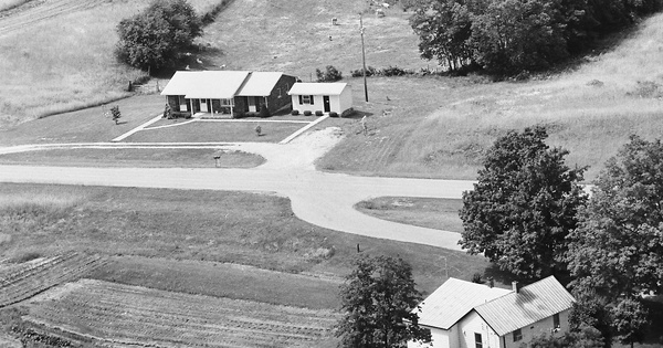 Vintage Aerial photo from 1978 in Owen County, KY