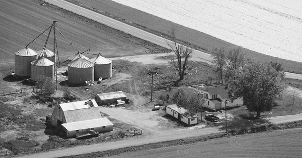 Vintage Aerial photo from 1988 in Vigo County, IN