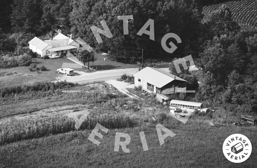 Vintage Aerial Kentucky Elliott County 1982 15WEL4