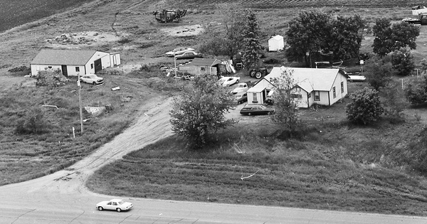 Vintage Aerial photo from 1979 in Pope County, MN