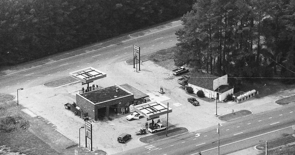 Vintage Aerial photo from 1993 in Somerset County, MD