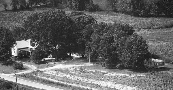 Vintage Aerial photo from -1986 in Jackson County, GA
