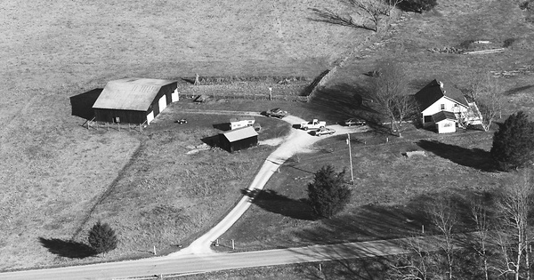Vintage Aerial photo from 1994 in Fentress County, TN