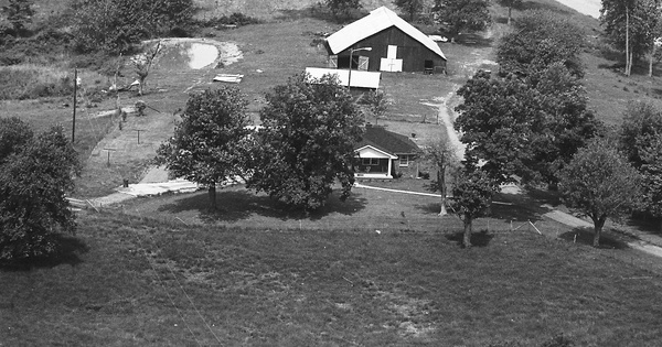Vintage Aerial photo from -1986 in Robertson County, TN