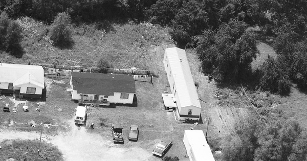 Vintage Aerial photo from 1989 in Howard County, AR