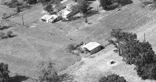 Vintage Aerial photo from 1990 in San Jacinto County, TX