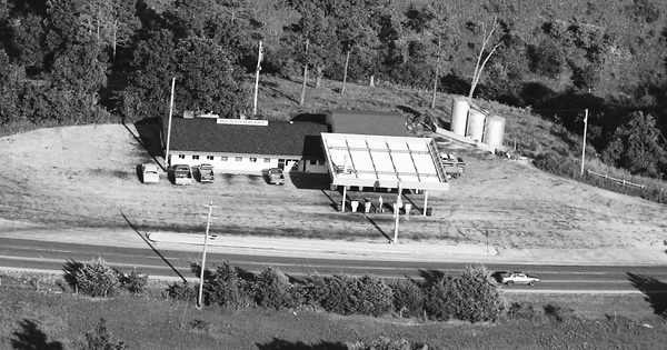 Vintage Aerial photo from 1988 in Boone County, AR