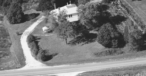 Vintage Aerial photo from 1990 in Franklin County, NC