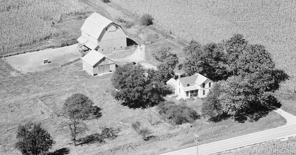 Vintage Aerial photo from 1978 in Stephenson County, IL