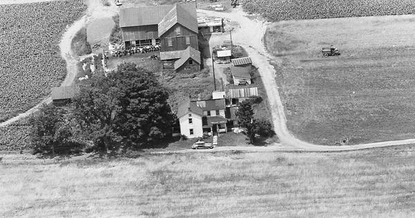 Vintage Aerial photo from 1963 in Lycoming County, PA