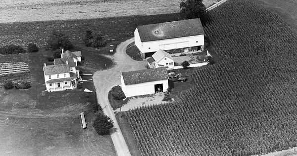 Vintage Aerial photo from 1963 in Lehigh County, PA