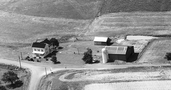 Vintage Aerial photo from 1966 in Mifflin County, PA
