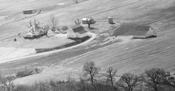 Vintage Aerial photo from 1988 in Peoria County, IL