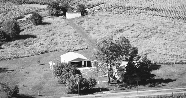 Vintage Aerial photo from 1978 in Cass County, IN