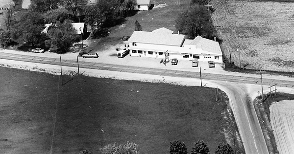 Vintage Aerial photo from 1971 in Darke County, OH